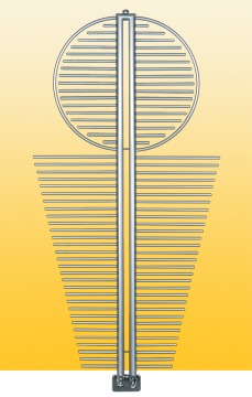 Termosifone moderno termoarredo uomo