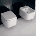 Water e bidè bagno moderno bianco cubo