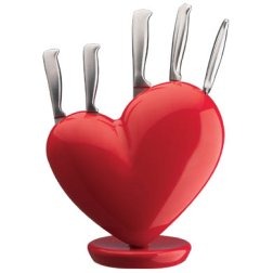Accessori cucina moderna ceppo cuore